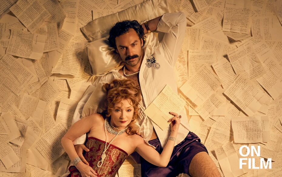 Lesley Manville and Aidan Turner in Les Liaisons Dangereuses.