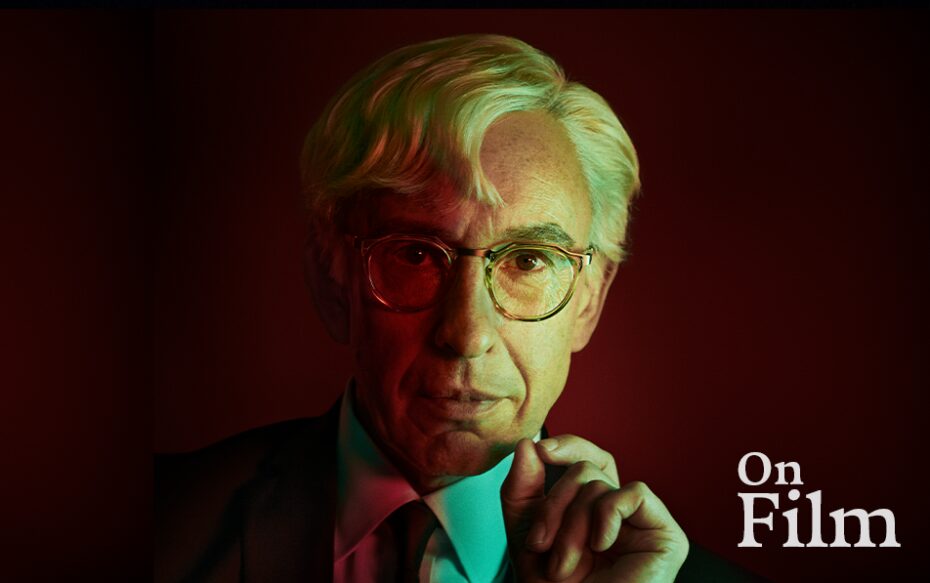 Actor Steve Coogan performing in the play Dr. Strangelove.