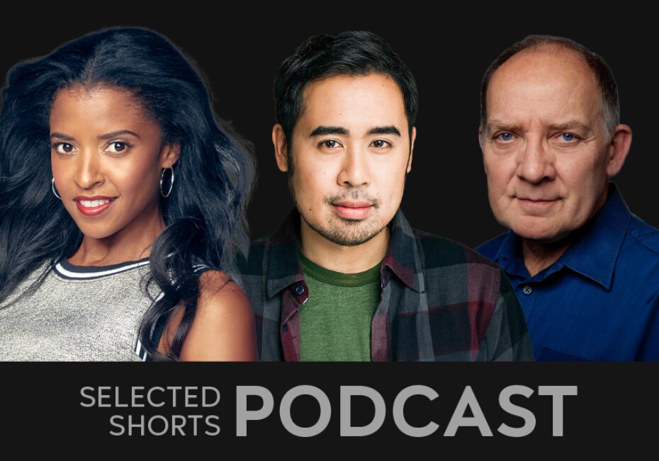 Renée Elise Goldsberry, a smiling woman with long flowing hair, Philip Estrera, a man with short hair and facial hair, and Zach Grenier, a balding blue eyed man are together.