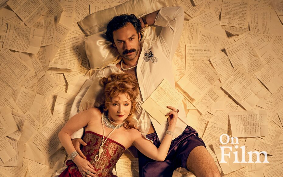 Lesley Manville and Aidan Turner in Les Liaisons Dangereuses.