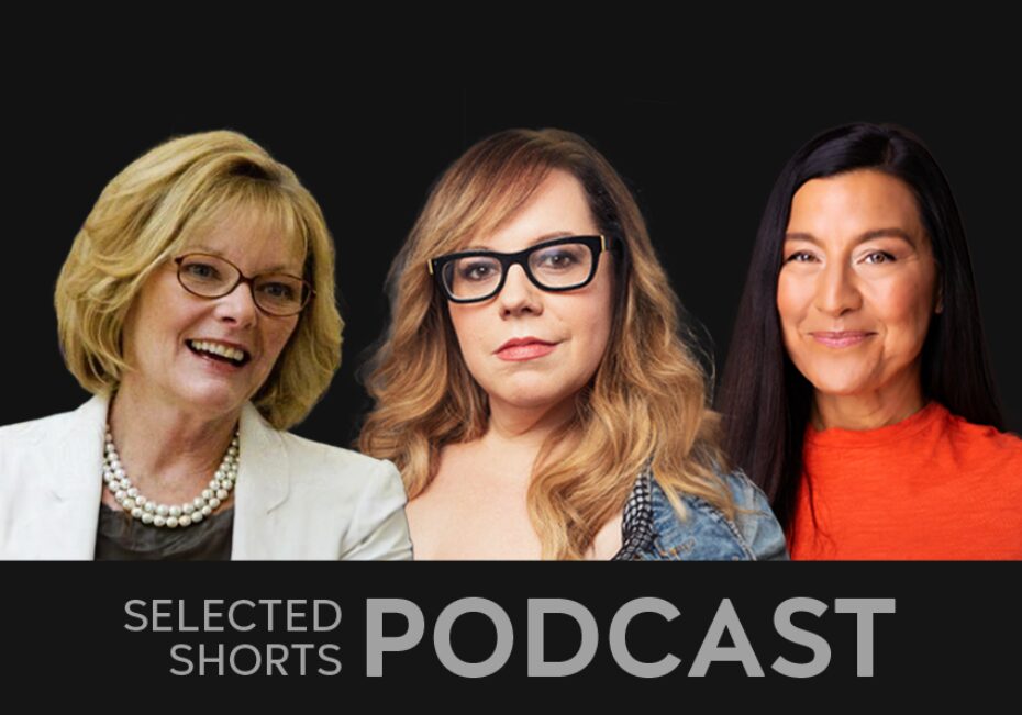 Three women, Jane Curtin, Kirsten Vangsness, and Kimberly Guerrero are together.