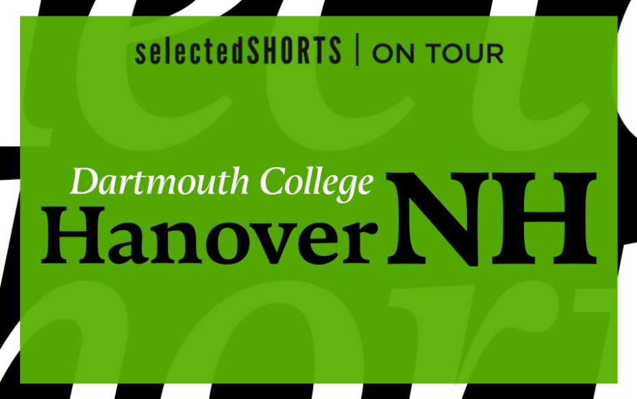 Top text: Selected Shots on Tour. Center text, against a green background: Dartmouth College, Hanover, NH