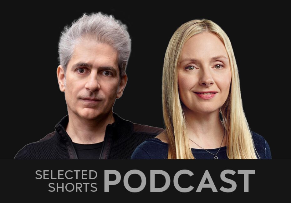 Headshots of Michael Imperioli and Hope Davis are featured against a black background.