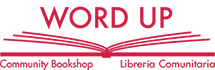 LOGO Word Up Community Bookshop RED