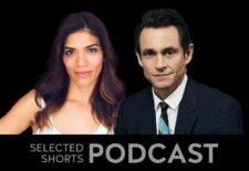 Laura Gómez, a smiling woman with long dark hair, is pictured next to Hugh Dancy, a smiling man with short dark hair.