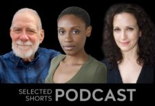 Richard Masur, a smiling man with a gray beard, Chinasa Ogbuagu, a woman with short dark hair, and Bebe Neuwirth, a smiling woman with shoulder length dark, curly hair are pictured together.