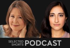 Mia Dillon, a smiling woman with her hand against her head, next to Krystina Alabado, a woman with long, dark hair looking into the camera