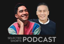 Troy Iwata, a smiling young man, is next to BD Wong, a man with short hair with a smile.