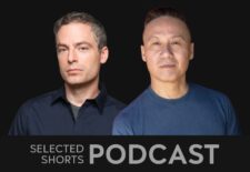 Headshots of Justin Kirk and BD Wong are featured against a black background.