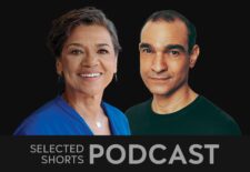 Headshots of Sonia Manzano and Javier Muñoz are featured against a black background.