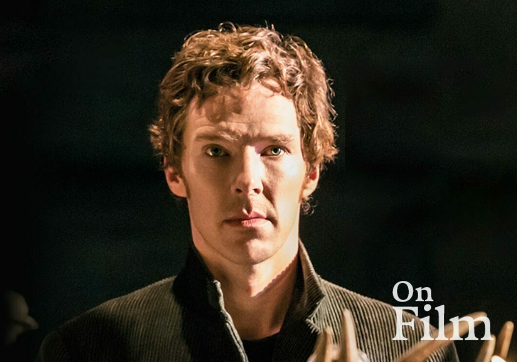 Actor Benedict Cumberbatch in a scene from Hamlet.