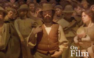 The painting The Fourth Estate by artist Giuseppe Pellizza da Volpedo.