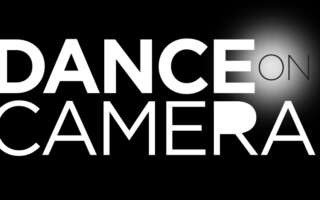 The text "Dance on Camera" in front of a black background.