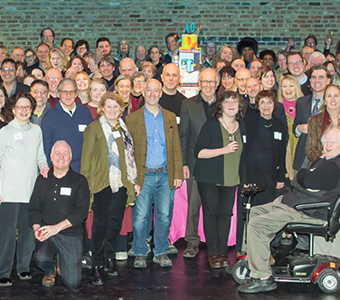 Members of the Symphony Space team.